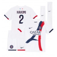 Dječji Nogometni Dres Paris Saint-Germain Achraf Hakimi #2 Gostujuci 2024-25 Kratak Rukav (+ Kratke hlače)